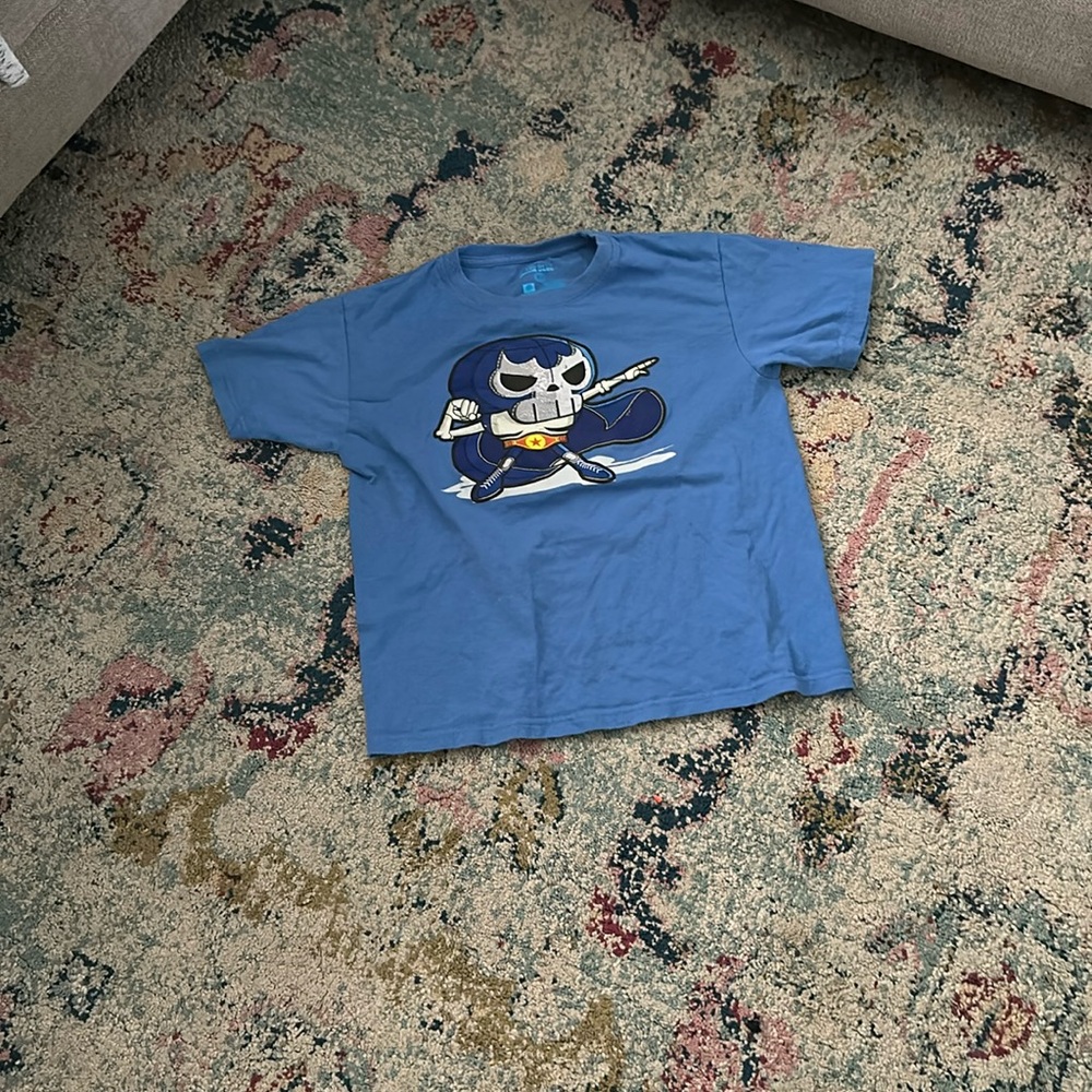 Mare blue extra small kid, boys, playa Del, Carmen Mexico, T-shirt, blue